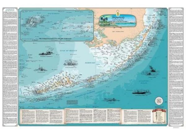 Shipwreck Map of Florida Keys
